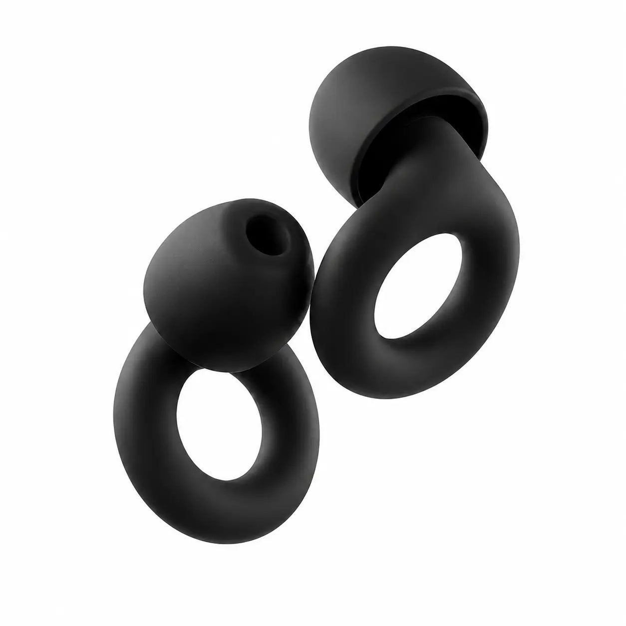 Midnight Black reusable silicone earplugs